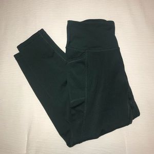 Emerald green Capri leggings